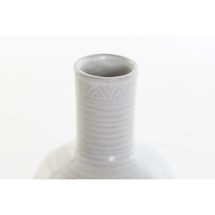 DKD Home Decor Jarrón Decorativo Scandi Blanco de Cerámica Colección Outing 20.5 cm Alto x 13.5 cm Ancho Pack 2 Unidades 1 DKD Home Decor Jarrón Decorativo Scandi Blanco de Cerámica Colección Outing 20.5 cm Alto x 13.5 cm Ancho Pack 2 Unidades 1
