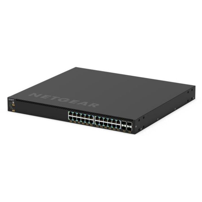 NETGEAR GSM4328-100NES Switch Gestionado 28 Puertos, 24x 1G PoE+ (648W-720W), 4x SFP+ Uplink 2 NETGEAR GSM4328-100NES Switch Gestionado 28 Puertos, 24x 1G PoE+ (648W-720W), 4x SFP+ Uplink 2