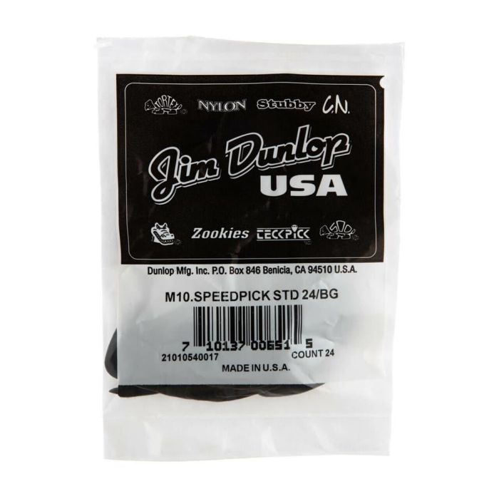 Dunlop Pack 24 Púas Delrin Speedpick Ángulo 10º - Medium