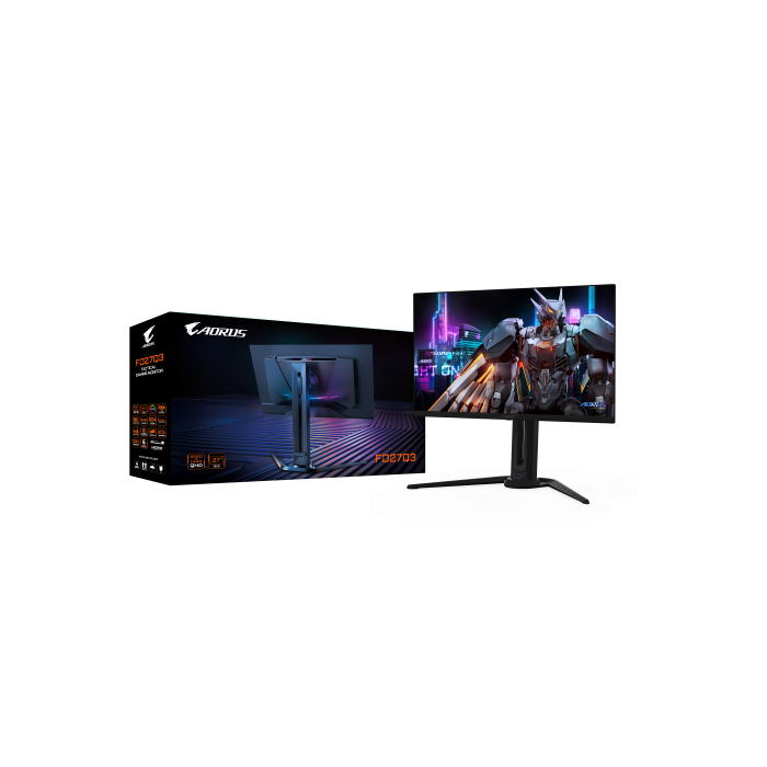 AORUS FO27Q3 pantalla para PC 68,6 cm (27") 2560 x 1440 Pixeles Quad HD OLED Negro 5 AORUS FO27Q3 pantalla para PC 68,6 cm (27") 2560 x 1440 Pixeles Quad HD OLED Negro 5