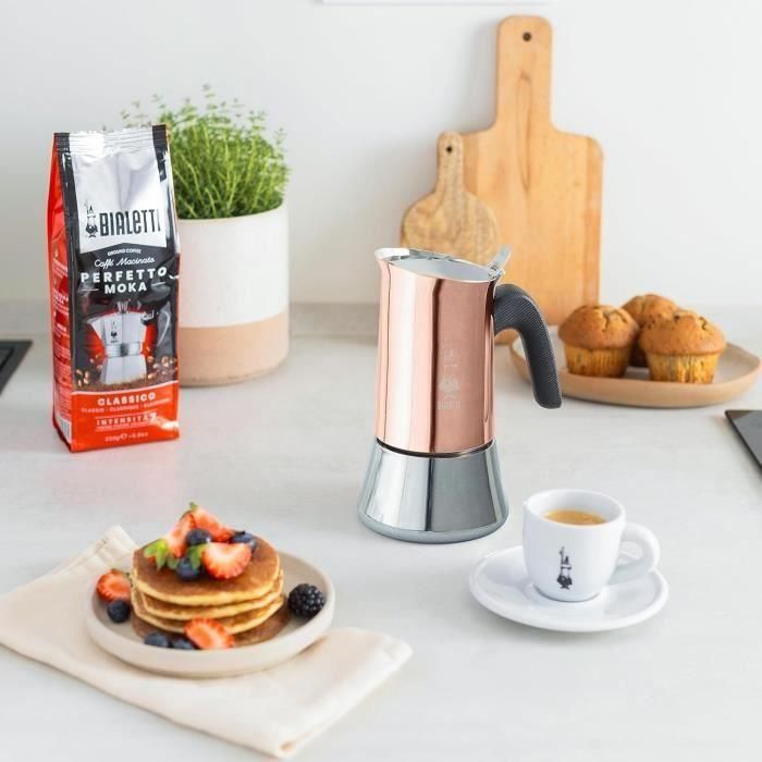 Bialetti BIA8006363033022 Cafetera Italiana New Venus para 6 Tazas 0,24 L Cobre 2 Bialetti BIA8006363033022 Cafetera Italiana New Venus para 6 Tazas 0,24 L Cobre 2