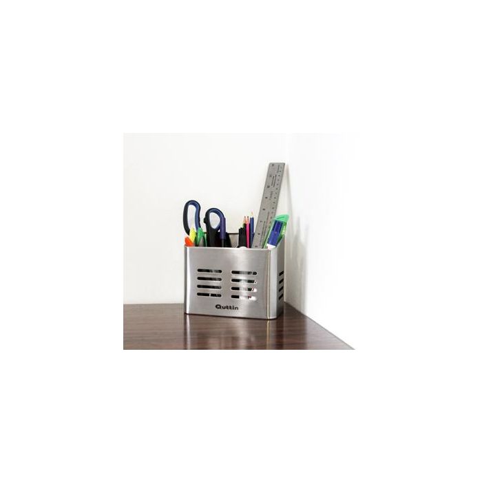 Quttin Bote Utensilios Inox 16 x 9 x 13 cm (12 Unidades) 6 Quttin Bote Utensilios Inox 16 x 9 x 13 cm (12 Unidades) 6