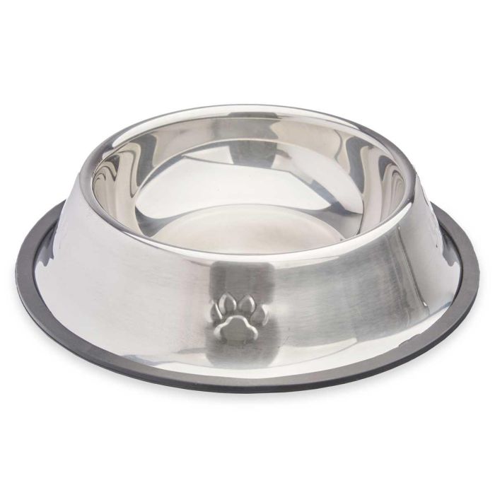 Comedero Mascota Metalico 22Cm Huellas Goma Mascow (12 Unidades) 1 Comedero Mascota Metalico 22Cm Huellas Goma Mascow (12 Unidades) 1
