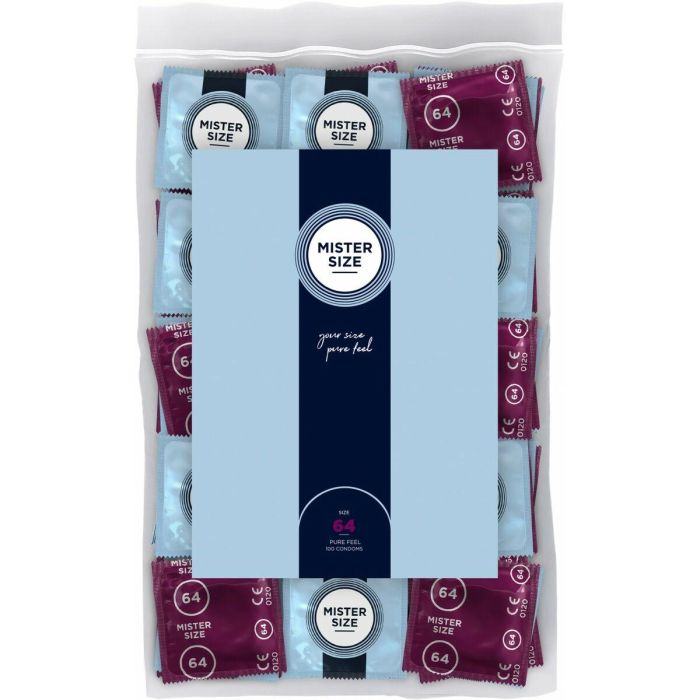 Preservativos Mister Size 100 Unidades 0 Preservativos Mister Size 100 Unidades 0