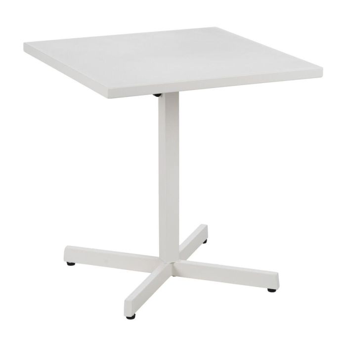 Mesa Auxiliar Plegable Blanco 70 x 70 x 74 cm