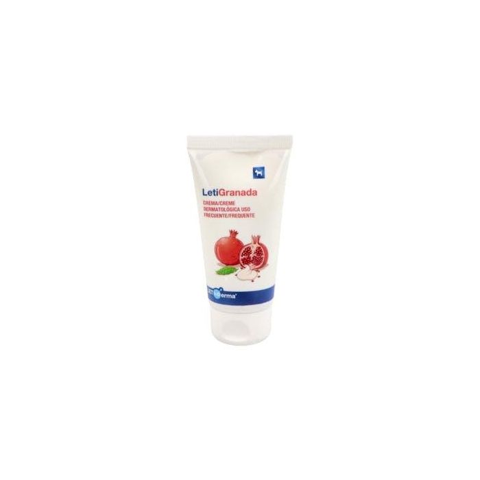 Letigranada Crema Dermatológica con Extracto de Granada 50 mL - Para Pieles Sensibles e Irritadas
