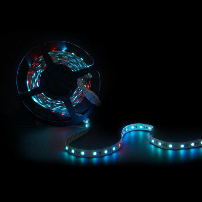 Tira de 270 LEDs 50W 2.600Lm SMD5050 12VDC IP25 Chasing Mágica Digital x5M 40.000H [CA-CM-5050-270-IP25 2 Tira de 270 LEDs 50W 2.600Lm SMD5050 12VDC IP25 Chasing Mágica Digital x5M 40.000H [CA-CM-5050-270-IP25 2