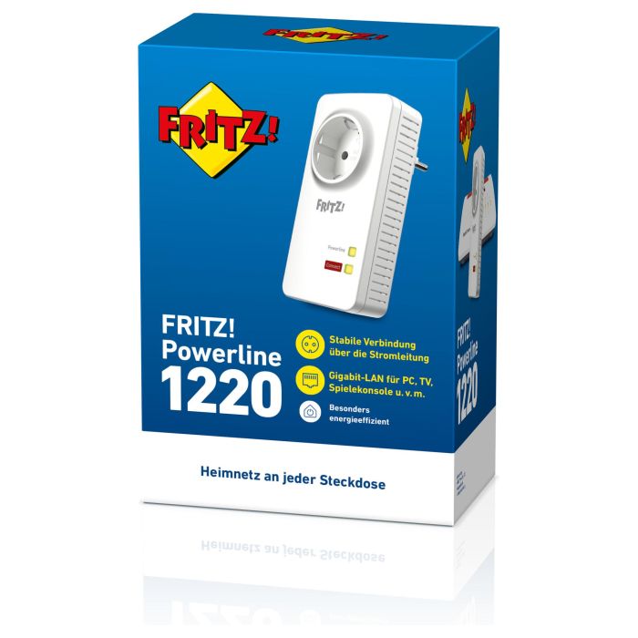 AVM FRITZ! Powerline 1220 Bridge 1200 Mbit/s Gigabit Ethernet 2