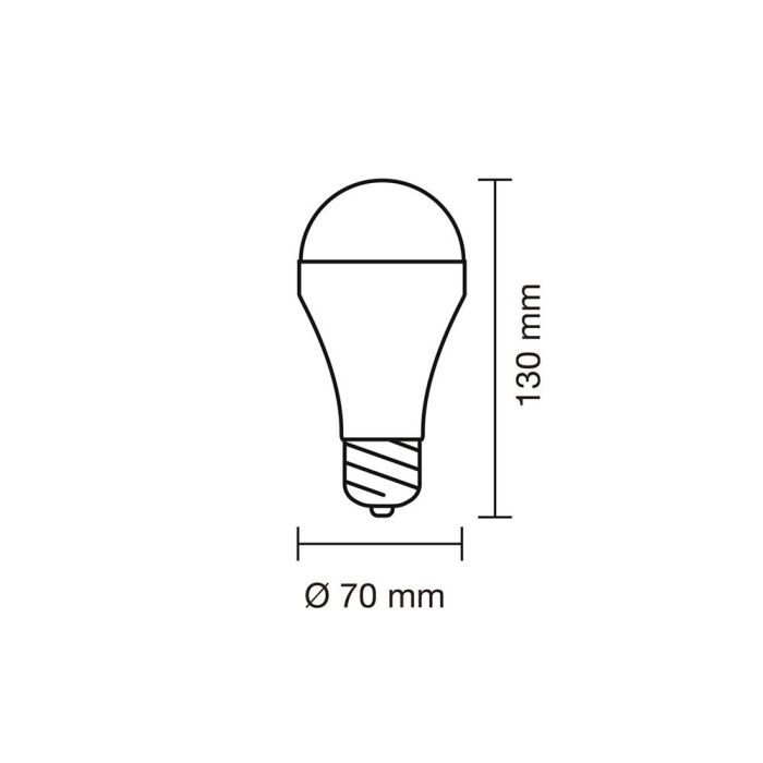 Bombilla led, recargable usb, e27, 6 W, 3cct, dimmable, 500 lm 1