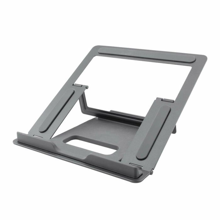 Coolbox Soporte Atril Portátil Hasta 17 Pulgadas, Aleación de Aluminio, Gris Espacial, 4 Posiciones Ajustables 5