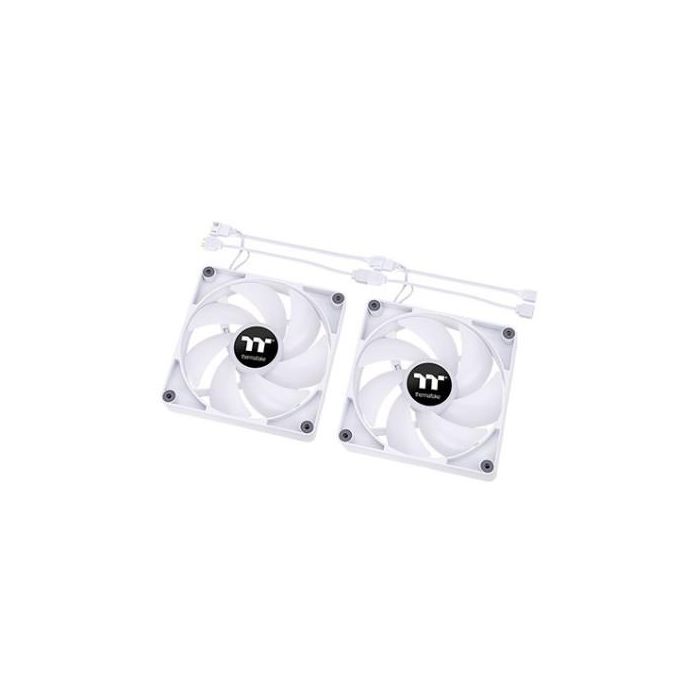 Thermaltake TT CT140 ARGB Sync Ventilador PC Blanco 2 Piezas