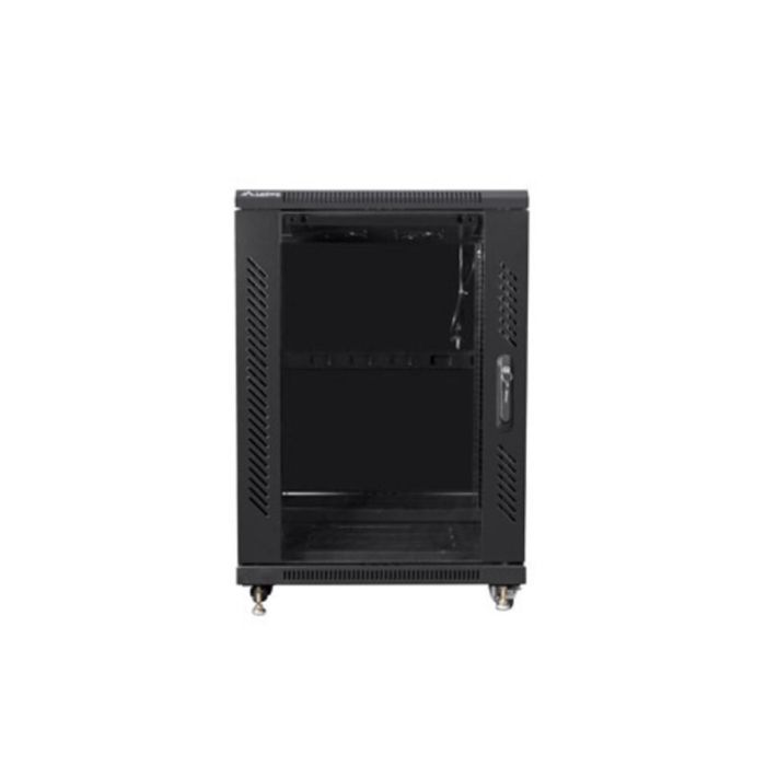 Lanberg FF01-6815-12B Rack 19 Pulgadas 15U 800 kg Negro 600x800 mm con Puertas de Vidrio Templado y Acero, IP20 2