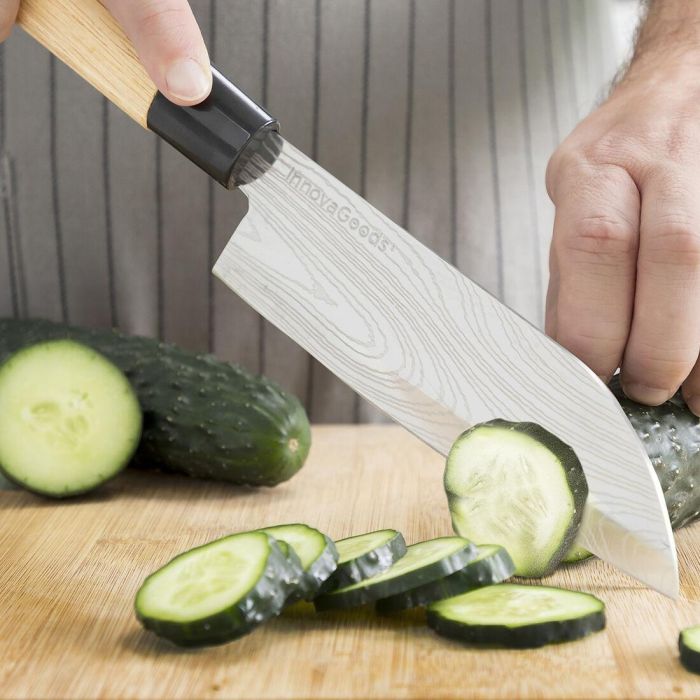 Set de Cuchillos con Funda de Transporte Profesional Damas·Q InnovaGoods 6 Set de Cuchillos con Funda de Transporte Profesional Damas·Q InnovaGoods 6