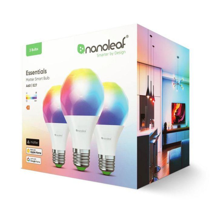 Nanoleaf Essentials Matter Smart Bulb E27 3PK 7 Nanoleaf Essentials Matter Smart Bulb E27 3PK 7
