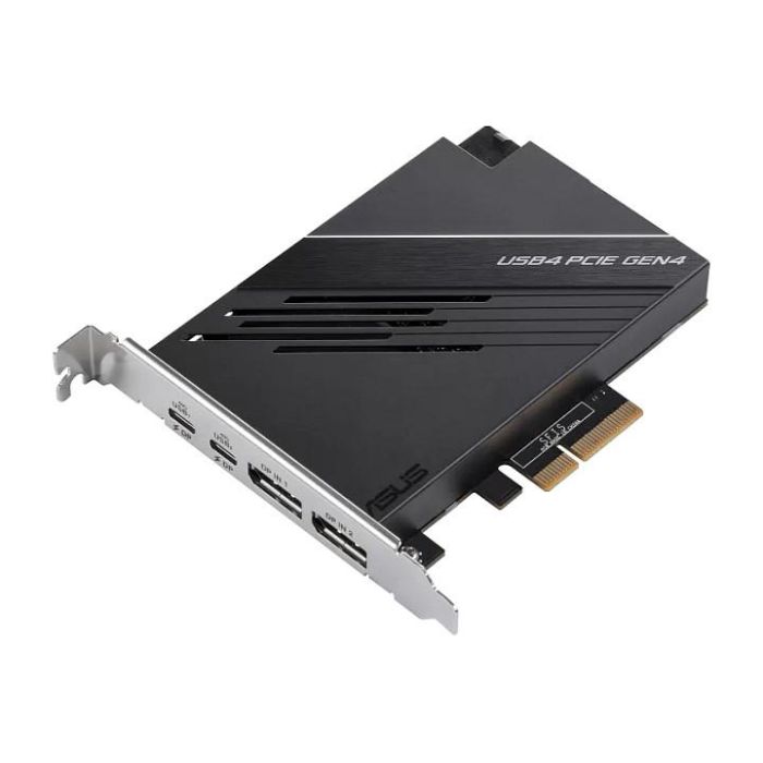 ASUS Tarjeta PCIe 4.0 con USB4 y DisplayPort, USB Tipo C, Multicolor, para PC 1