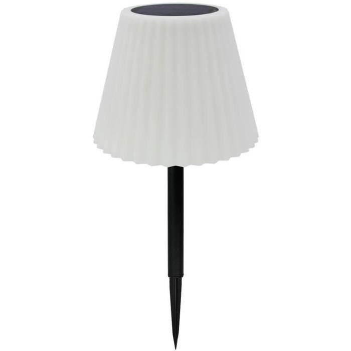Lámpara de mesa solar 2 en 1 para plantar o colocar - LUMISKY - BOUFFANT - H62 cm - LED blanco regulable 4 Lámpara de mesa solar 2 en 1 para plantar o colocar - LUMISKY - BOUFFANT - H62 cm - LED blanco regulable 4
