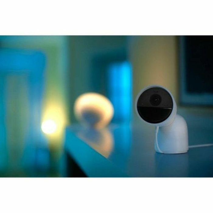 Philips Hue Cámara Secure con Cable y Soporte de Escritorio, Interior/Exterior, HD 1080P, Blanca 10