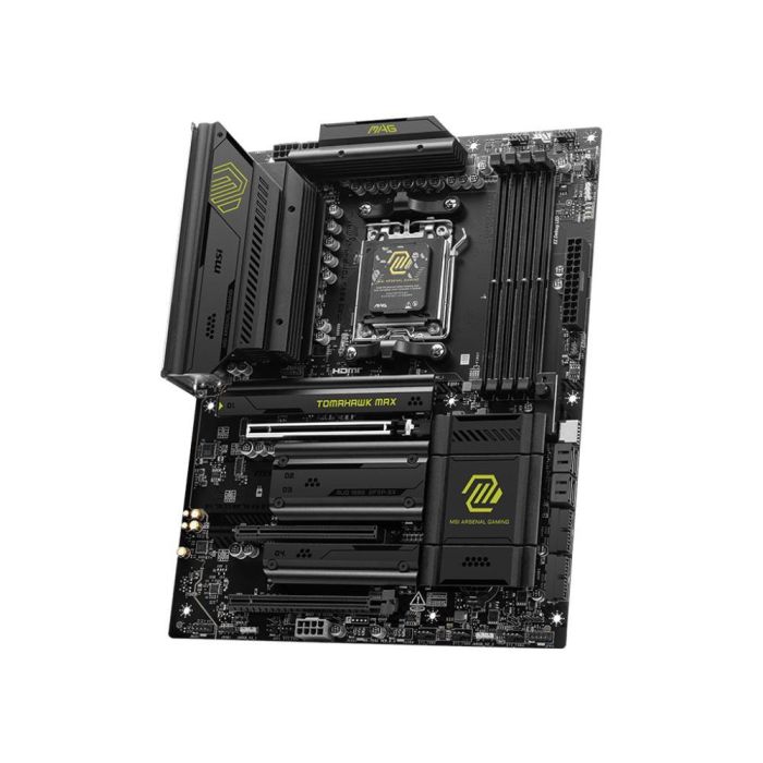 Msi Placa Base Mag B850 Tomahawk ATX, AMD B850, Socket AM5, Compatible con AMD Ryzen 7000/8000/9000, DDR5, Wi-Fi 7, Bluetooth 5.4, Realtek ALC4080 2