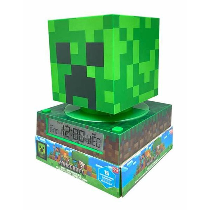 KIDS LICENSING Lámpara 3D Minecraft con Despertador (21,4x13x13cm) 5 KIDS LICENSING Lámpara 3D Minecraft con Despertador (21,4x13x13cm) 5