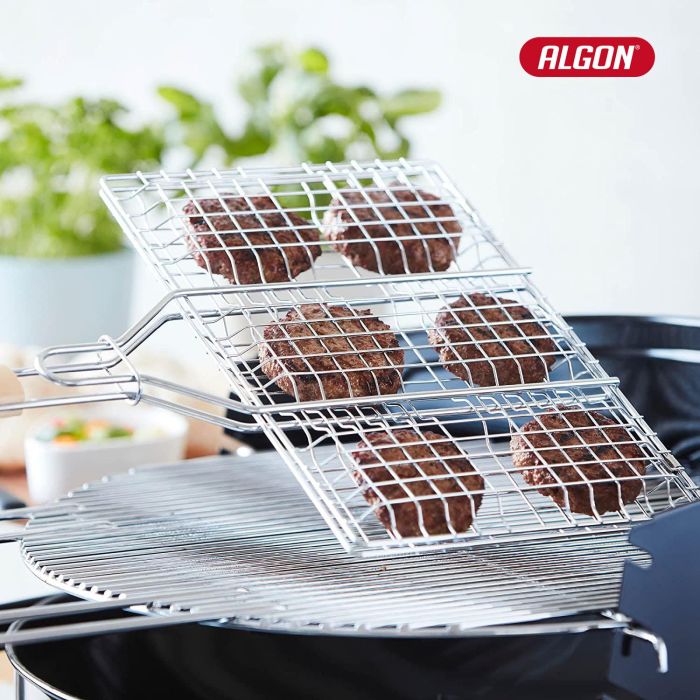Parrilla BBQ Cr-Wood sin Patas 50x38 cm Algon BBQ (8 Unidades) 8 Parrilla BBQ Cr-Wood sin Patas 50x38 cm Algon BBQ (8 Unidades) 8