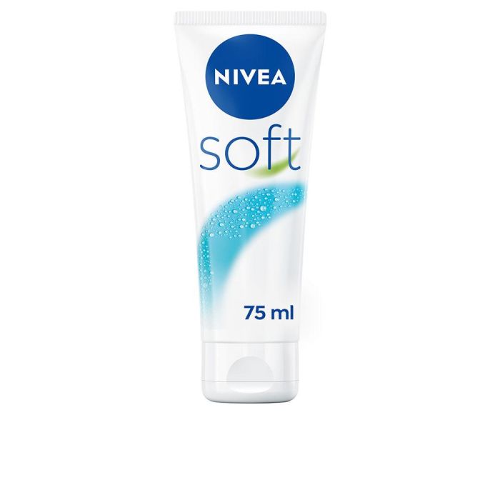 Nivea SOFT Crema Hidratante Intensiva con Vitamina E y Aceite de Jojoba para Rostro, Cuerpo y Manos - Rápida Absorción 75 ml Nivea SOFT Crema Hidratante Intensiva con Vitamina E y Aceite de Jojoba para Rostro, Cuerpo y Manos - Rápida Absorción 75 ml