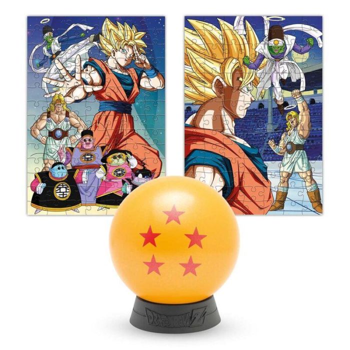 ERIK Puzzle Bola 5 estrella Dragon Ball Z 98 piezas 10cm diámetro con base expositora