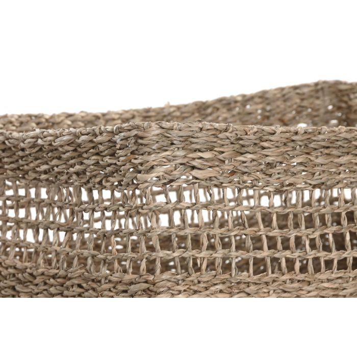Cesta Tropical DKD Home Decor Natural 30 x 19 x 45 cm Set de 3 (2 Unidades) 1 Cesta Tropical DKD Home Decor Natural 30 x 19 x 45 cm Set de 3 (2 Unidades) 1