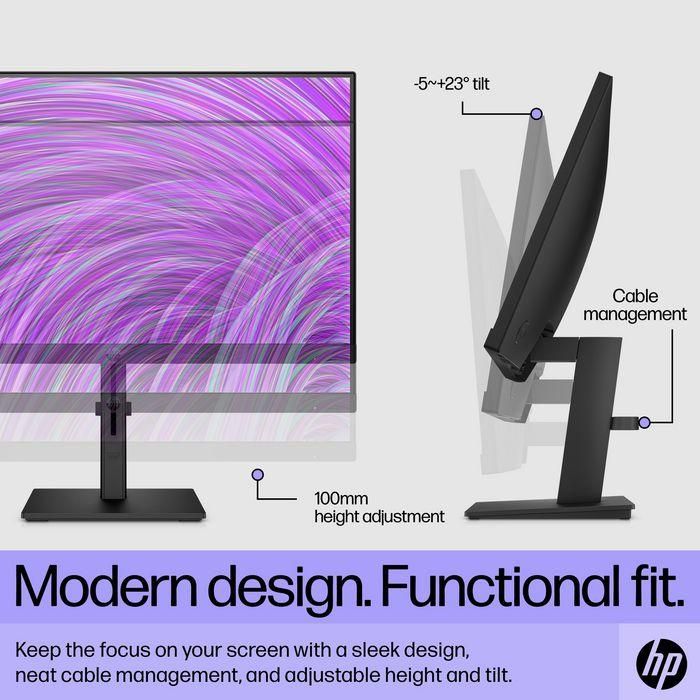 HP Monitor P22h G5 / 21,5" / FHD / VGA-HDMI-DisplayPort / Regulable Altura 24 HP Monitor P22h G5 / 21,5" / FHD / VGA-HDMI-DisplayPort / Regulable Altura 24
