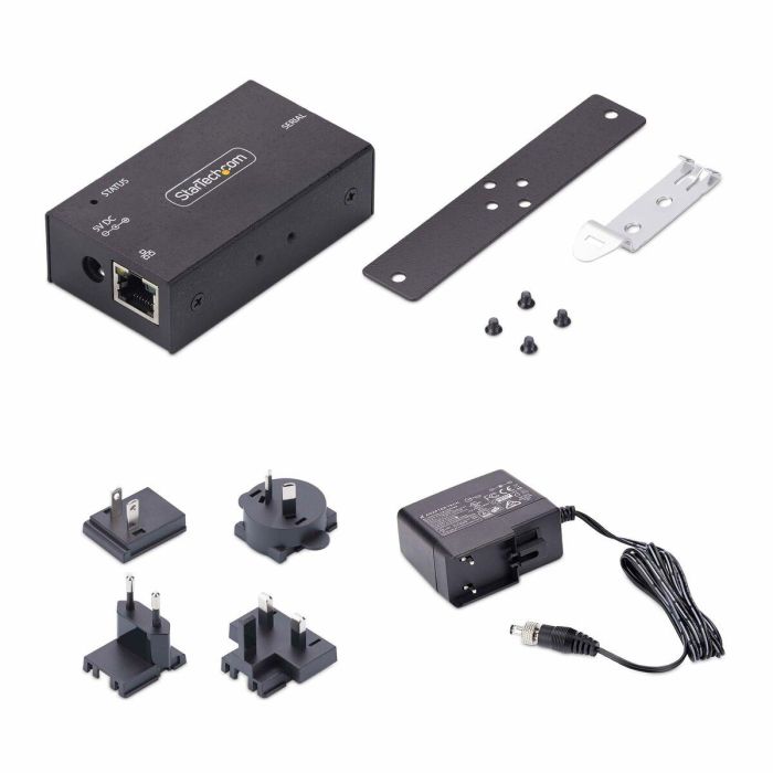 Cable USB Startech I13-SERIAL-ETHERNET Negro 6