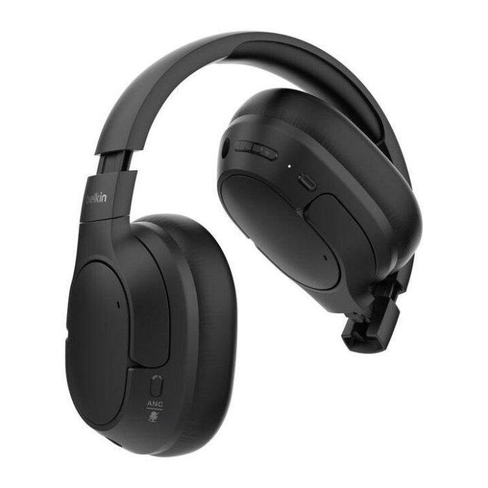 Belkin Auriculares Inalambricos AUD008HQBK Bluetooth con Cancelación de Ruido Negro 2