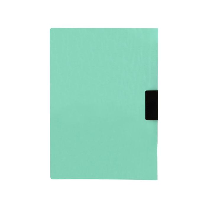 Carpeta Liderpapel Dossier Pinza Lateral Polipropileno Din A4 Verde Manzana Opaco 30 Hojas Pinza Deslizante 2