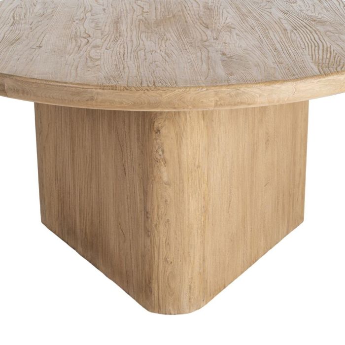 Mesa Comedor Madera de Olmo Salón 150 X 150 X 76 cm