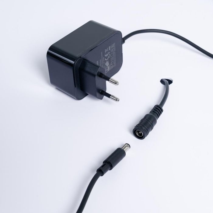 Espejo con Luz Led Negro Decoración 60 X 3 X 60 cm