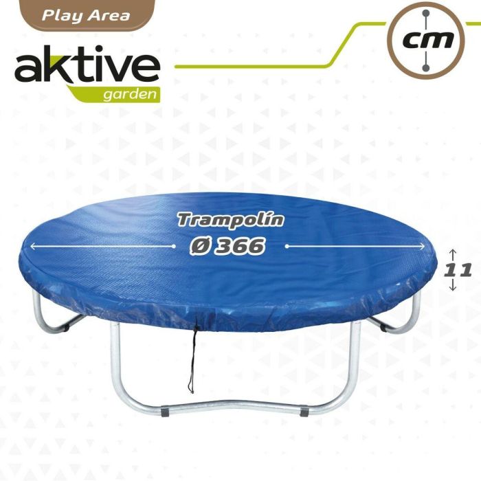 Lona de Protección Aktive Cama Elástica Azul Ø 366 cm (6 Unidades) 1