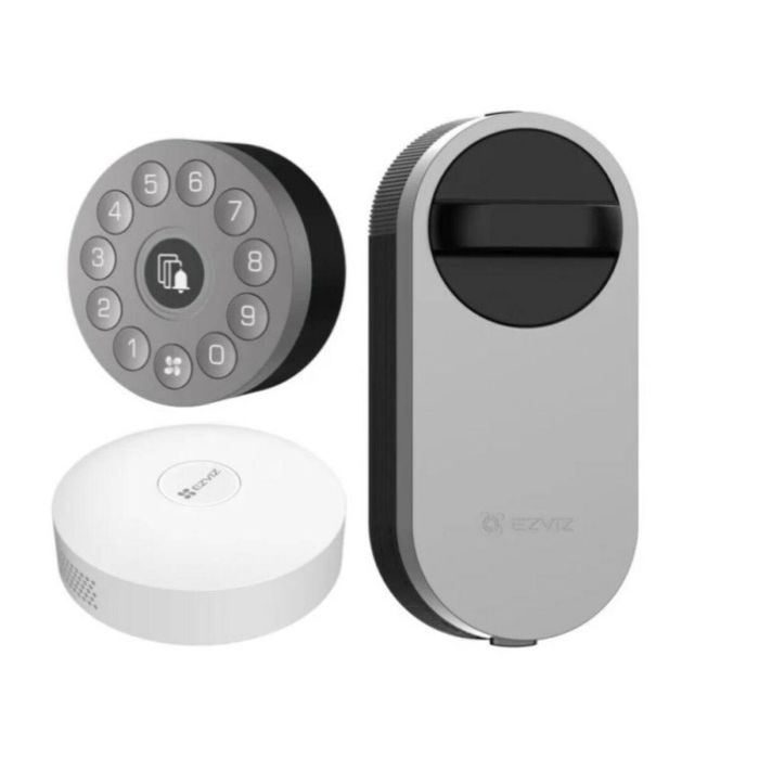 EZVIZ CS-DL01S + DL01CP + A3-BK Cerradura de puerta inteligente EZVIZ CS-DL01S + DL01CP + A3-BK Cerradura de puerta inteligente