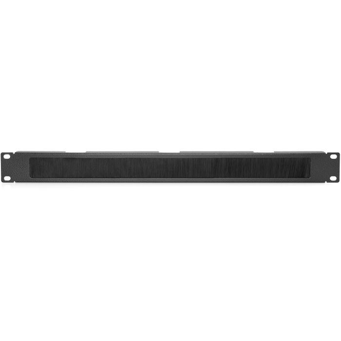 Digitus Panel de Gestión de Cables con Cepillo Abierto 1U, para Armario Rack de Red/Servidor 19 pulgadas, Negro RAL 9005 3