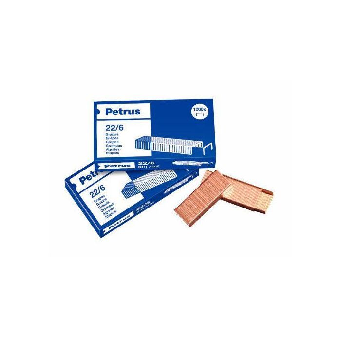 Petrus Grapas 22-6 Cobreadas - Caja de 1000 Unidades
