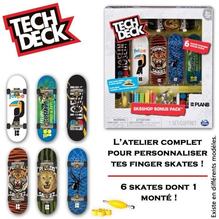 Spin Master 6028845 Tech Deck Skate Shop Bonus Pack - Kit para Construir Monopatines con Tablas, Ruedas y Herramientas +6 años 4 Spin Master 6028845 Tech Deck Skate Shop Bonus Pack - Kit para Construir Monopatines con Tablas, Ruedas y Herramientas +6 años 4