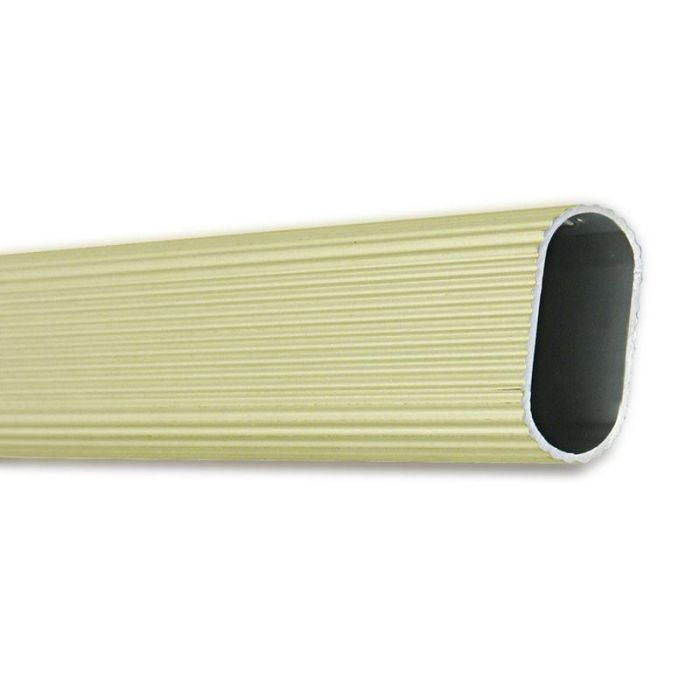 Tubo Stor Aluminio Ovalado 28-15 3,95M Oro Herrajes Alk (4 Unidades)