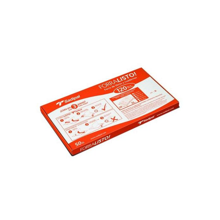 Forro Ajustable Sadipal Pvc Trans. 120Μ 30X55 5 unidades