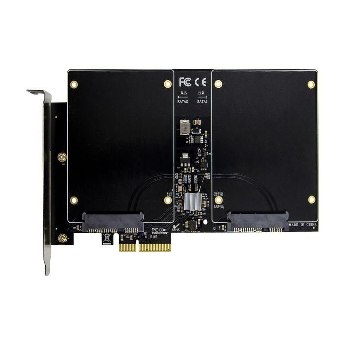 ProXtend PCIe SATA III 6G 2-Channel SSD RAID Card 1 ProXtend PCIe SATA III 6G 2-Channel SSD RAID Card 1