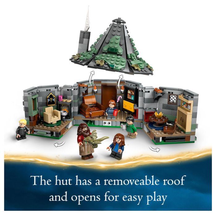 LEGO Harry Potter Cabaña de Hagrid: Una Visita Inesperada 76428 - Juego de Construcción de 896 Piezas, Para Niños a Partir de 8 Años