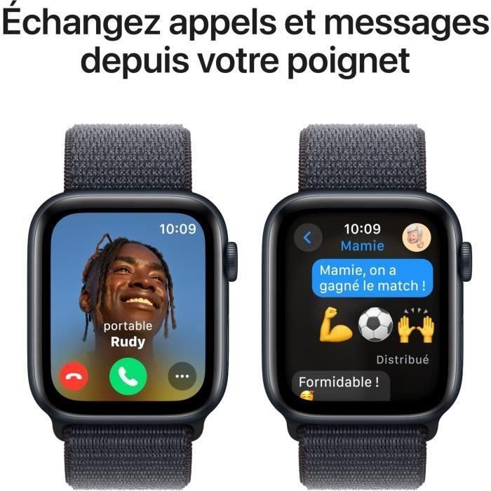 Apple Watch SE GPS - 44 mm - Caja de aluminio medianoche - Correa deportiva en color tinta 3 Apple Watch SE GPS - 44 mm - Caja de aluminio medianoche - Correa deportiva en color tinta 3