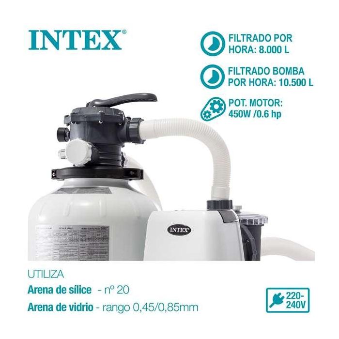 Depuradora para Piscina Intex 26648 7 Depuradora para Piscina Intex 26648 7