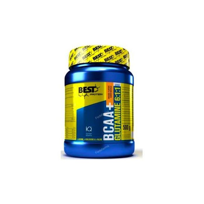 BEST PROTEIN Bcaa + Glutamina Naranja 500Gr