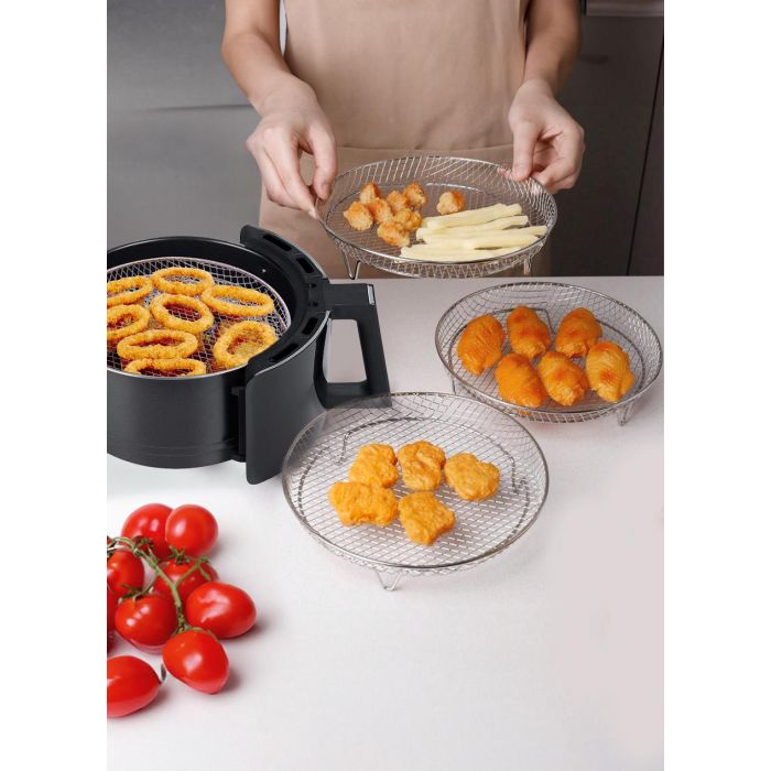Rejilla Red Apilable para Airfryer 20 cm Quttin - Inde (12 Unidades) 3