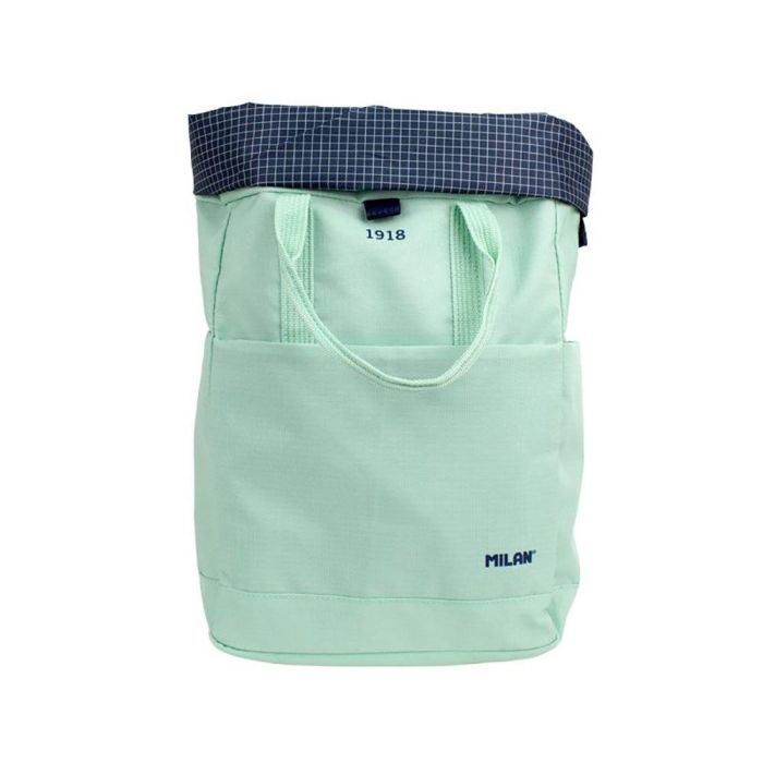 Milan Mochila Urbana C-Cierre Superior Enrrollable 10 L Serie 1918 Verde 3 Milan Mochila Urbana C-Cierre Superior Enrrollable 10 L Serie 1918 Verde 3