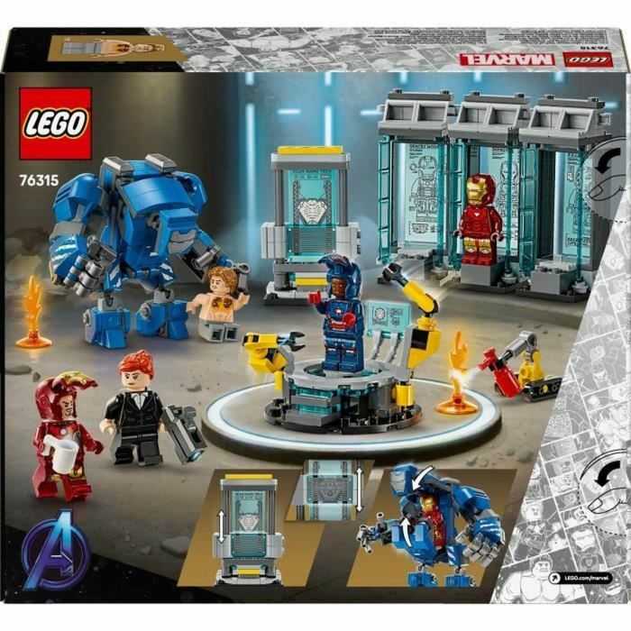 LEGO 76315 Laboratorio de Iron Man: Salón de Armaduras Marvel - Juguete de Construcción para Niños 8+ años 1 LEGO 76315 Laboratorio de Iron Man: Salón de Armaduras Marvel - Juguete de Construcción para Niños 8+ años 1