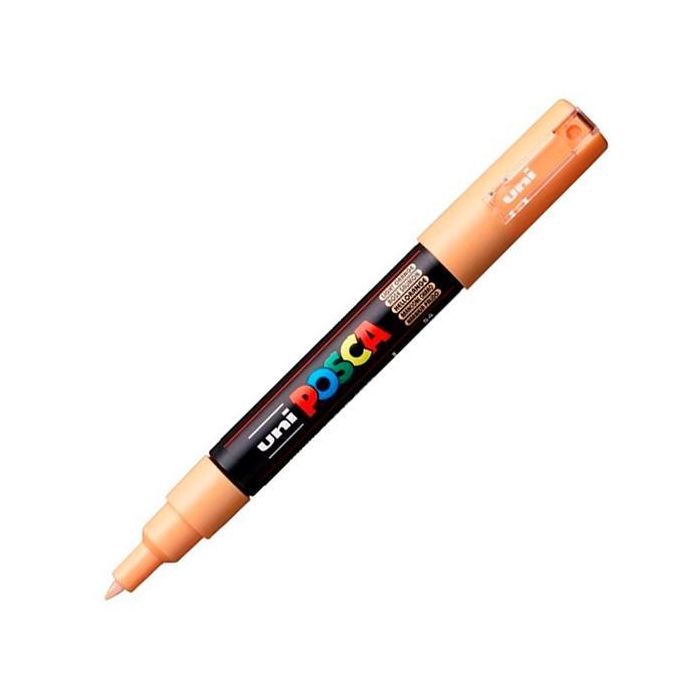 POSCA Pc-1M Marcador No Permanente Punta Fina 0.7-1 mm, Tinta Base Agua, Naranja Claro 0 POSCA Pc-1M Marcador No Permanente Punta Fina 0.7-1 mm, Tinta Base Agua, Naranja Claro 0