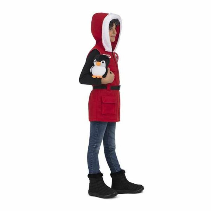 Disfraz yo quiero ser explorador/a del polo norte gafas de ski, chaleco con capucha y pingüino de peluche talla 3-5 y 7 Disfraz yo quiero ser explorador/a del polo norte gafas de ski, chaleco con capucha y pingüino de peluche talla 3-5 y 7